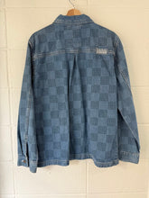 Load image into Gallery viewer, Vans denim shacket patchwork