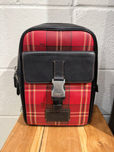 Load image into Gallery viewer, Coach Tartan Sling bag / Leather Trim