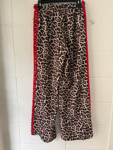 Load image into Gallery viewer, Joyna Leopard Track Pants with Tuxedo Stripes