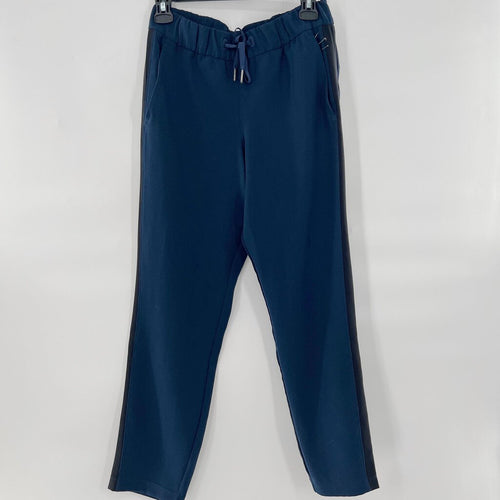 Lululemon on the fly pants with stripe down the side