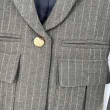 Load image into Gallery viewer, Smythe wool green pin stripe blazer