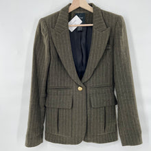 Load image into Gallery viewer, Smythe wool green pin stripe blazer