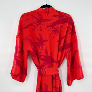Aritzia Babaton orange/pink robe