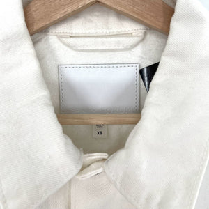 Denim Forum white jean jacket