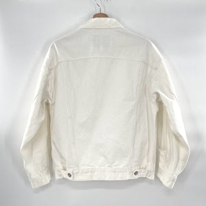 Denim Forum white jean jacket